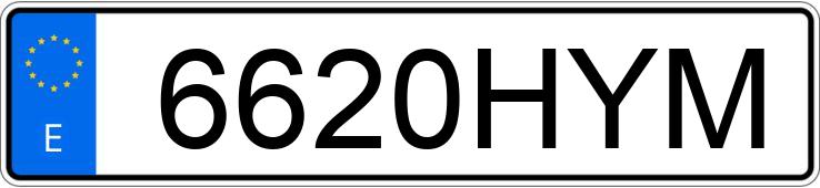 Numer rejestracyjny 6620HYM posiada VOLKSWAGEN GOLF Numer rejestracyjny 6620HYM posiada VOLKSWAGEN GOLF