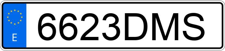 Numer rejestracyjny 6623DMS posiada CHRYSLER PT CRUISER