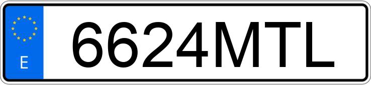 Numer rejestracyjny 6624MTL posiada AUDI SQ5