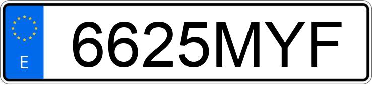 Numer rejestracyjny 6625MYF posiada LAND ROVER RANGE ROVER SPORT