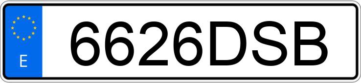 Numer rejestracyjny 6626DSB posiada RENAULT KANGOO Numer rejestracyjny 6626DSB posiada RENAULT KANGOO