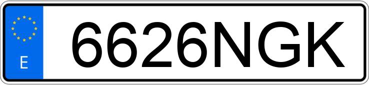 Numer rejestracyjny 6626NGK posiada NEXTEM ORCA Numer rejestracyjny 6626NGK posiada NEXTEM ORCA