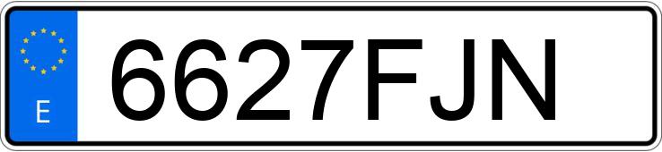 Numer rejestracyjny 6627FJN posiada SSANGYONG/KGM RODIUS