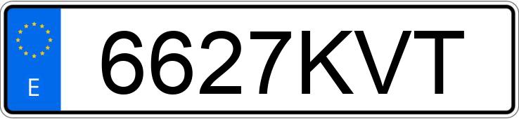 Реєстраційний номер 6627KVT має PEUGEOT 208