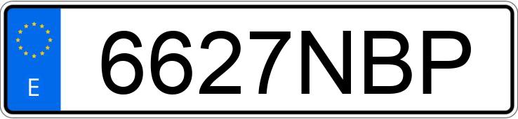 Numer rejestracyjny 6627NBP posiada MERCEDES VITO Numer rejestracyjny 6627NBP posiada MERCEDES VITO