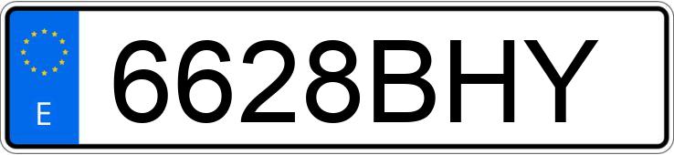 Numer rejestracyjny 6628BHY posiada HYUNDAI COUPE