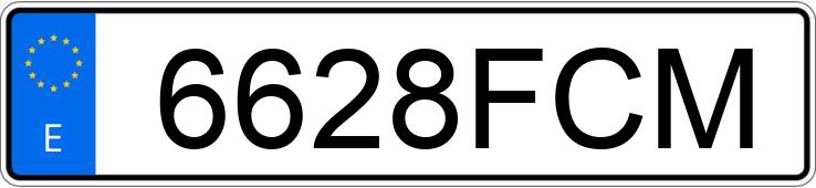 Numer rejestracyjny 6628FCM posiada OPEL ASTRA GTC