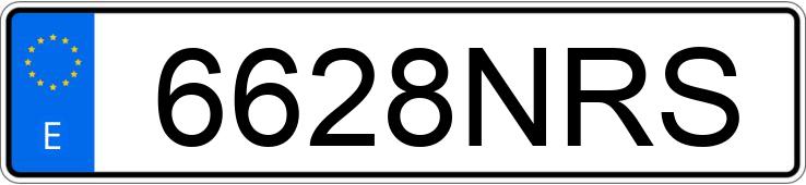 Numer rejestracyjny 6628NRS posiada MERCEDES GLC (254)