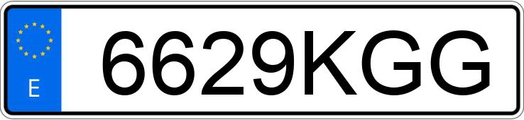 Numer rejestracyjny 6629KGG posiada CITROEN C3