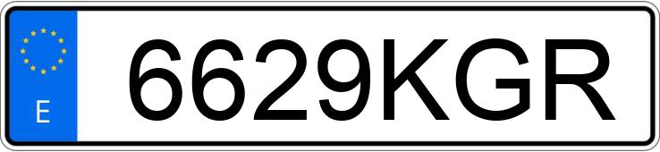 Numer rejestracyjny 6629KGR posiada HYUNDAI I30