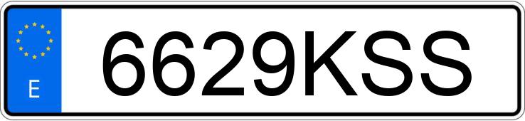 Numer rejestracyjny 6629KSS posiada MERCEDES SPRINTER Numer rejestracyjny 6629KSS posiada MERCEDES SPRINTER