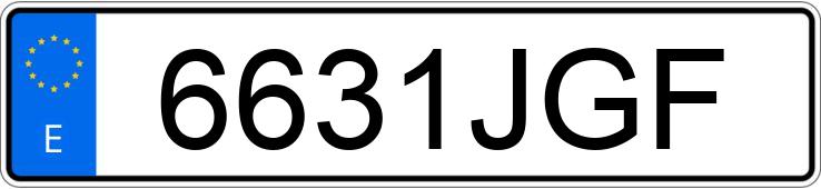 Numer rejestracyjny 6631JGF posiada SEAT IBIZA Numer rejestracyjny 6631JGF posiada SEAT IBIZA