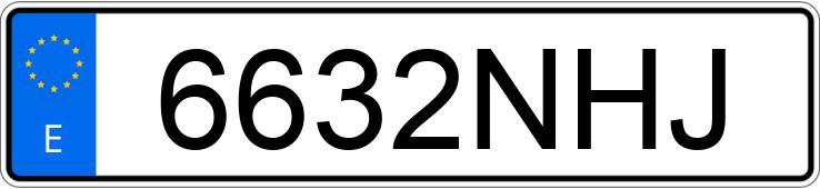 Numer rejestracyjny 6632NHJ posiada MERCEDES GLC (254)