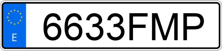 Numer rejestracyjny 6633FMP posiada NISSAN QASHQAI