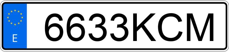 Numer rejestracyjny 6633KCM posiada CITROEN C-ELYSEE