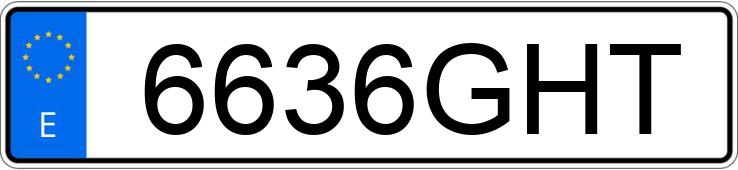 Numer rejestracyjny 6636GHT posiada PEUGEOT 308