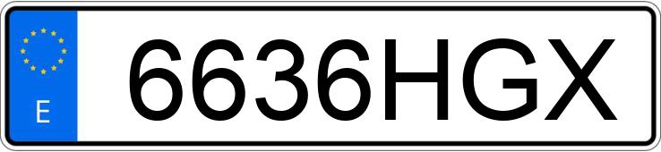 Numer rejestracyjny 6636HGX posiada CITROEN BERLINGO Numer rejestracyjny 6636HGX posiada CITROEN BERLINGO