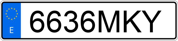 Numer rejestracyjny 6636MKY posiada NISSAN TOWNSTAR Numer rejestracyjny 6636MKY posiada NISSAN TOWNSTAR