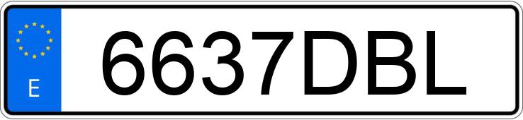 Numer rejestracyjny 6637DBL posiada HYUNDAI ELANTRA