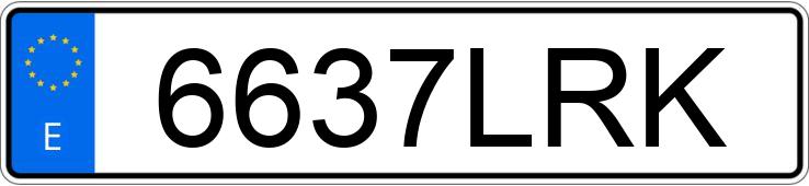 Numer rejestracyjny 6637LRK posiada PEUGEOT 208