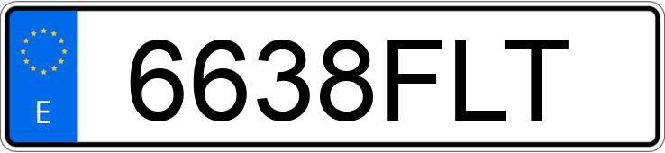 Numer rejestracyjny 6638FLT posiada FIAT PUNTO Numer rejestracyjny 6638FLT posiada FIAT PUNTO