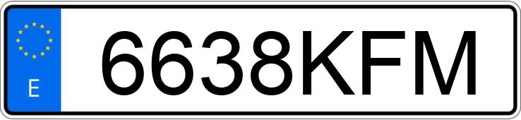 Numer rejestracyjny 6638KFM posiada RENAULT GRAND SCENIC Numer rejestracyjny 6638KFM posiada RENAULT GRAND SCENIC