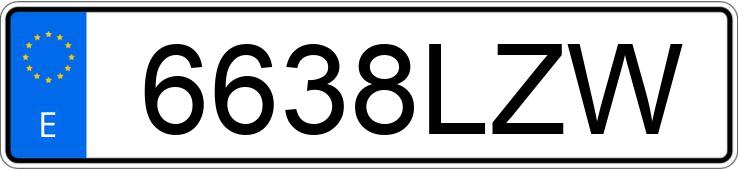 Numer rejestracyjny 6638LZW posiada FORD KUGA Numer rejestracyjny 6638LZW posiada FORD KUGA