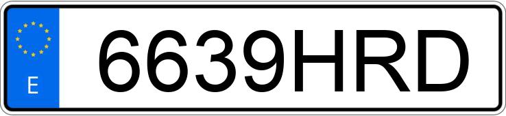 Numer rejestracyjny 6639HRD posiada VOLKSWAGEN COMBI Numer rejestracyjny 6639HRD posiada VOLKSWAGEN COMBI