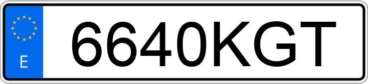 Numer rejestracyjny 6640KGT posiada MERCEDES SPRINTER Numer rejestracyjny 6640KGT posiada MERCEDES SPRINTER