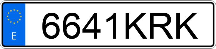 Numer rejestracyjny 6641KRK posiada NISSAN QASHQAI Numer rejestracyjny 6641KRK posiada NISSAN QASHQAI