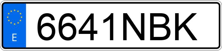 Numer rejestracyjny 6641NBK posiada BMW SERIE 1 Numer rejestracyjny 6641NBK posiada BMW SERIE 1