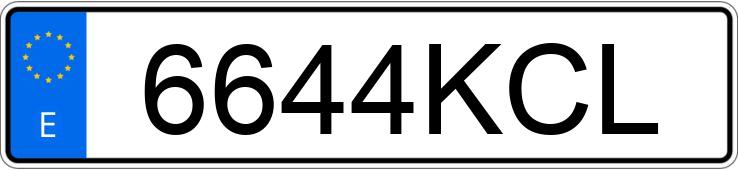 Numer rejestracyjny 6644KCL posiada TOYOTA AURIS