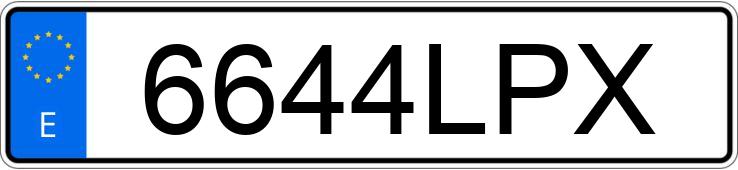 Numer rejestracyjny 6644LPX posiada PEUGEOT 2008