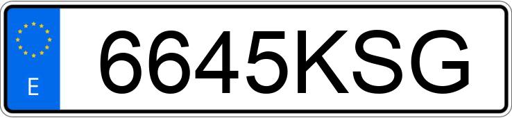 Numer rejestracyjny 6645KSG posiada MERCEDES SPRINTER Numer rejestracyjny 6645KSG posiada MERCEDES SPRINTER