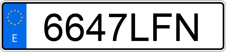 Numer rejestracyjny 6647LFN posiada VOLKSWAGEN GOLF Numer rejestracyjny 6647LFN posiada VOLKSWAGEN GOLF