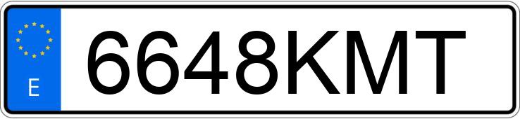 Numer rejestracyjny 6648KMT posiada MAN TGS Numer rejestracyjny 6648KMT posiada MAN TGS