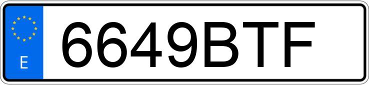 Numer rejestracyjny 6649BTF posiada CITROEN SAXO Numer rejestracyjny 6649BTF posiada CITROEN SAXO