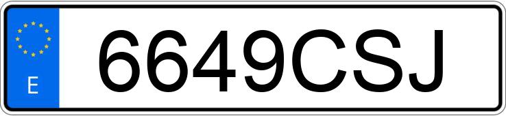 Numer rejestracyjny 6649CSJ posiada NISSAN PICK UP