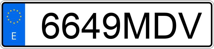 Numer rejestracyjny 6649MDV posiada BMW SERIE 5 Numer rejestracyjny 6649MDV posiada BMW SERIE 5