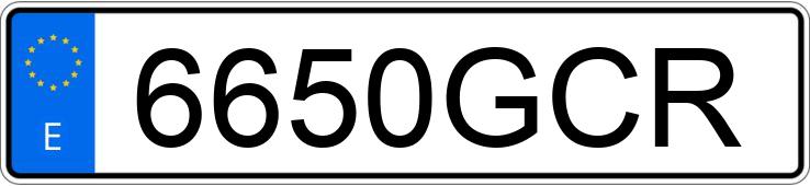 Numer rejestracyjny 6650GCR posiada TOYOTA YARIS Numer rejestracyjny 6650GCR posiada TOYOTA YARIS