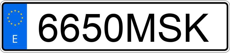 Numer rejestracyjny 6650MSK posiada BMW SERIE 4 Numer rejestracyjny 6650MSK posiada BMW SERIE 4