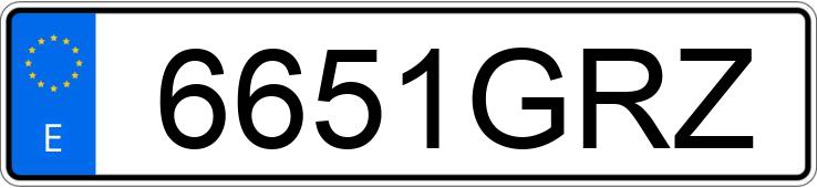 Numer rejestracyjny 6651GRZ posiada SEAT LEON