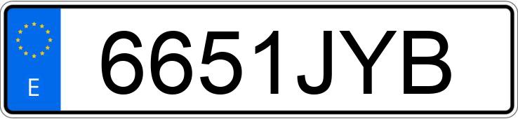 Numer rejestracyjny 6651JYB posiada PORSCHE CAYENNE Numer rejestracyjny 6651JYB posiada PORSCHE CAYENNE