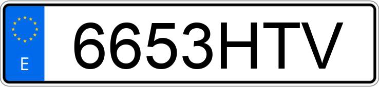 Numer rejestracyjny 6653HTV posiada FORD FOCUS Numer rejestracyjny 6653HTV posiada FORD FOCUS