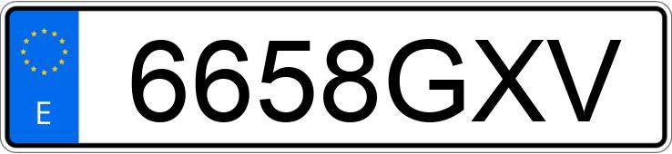 Numer rejestracyjny 6658GXV posiada RENAULT ESPACE 25 ANIVERSARIO 2.0 DCI AT Numer rejestracyjny 6658GXV posiada RENAULT ESPACE 25 ANIVERSARIO 2.0 DCI AT