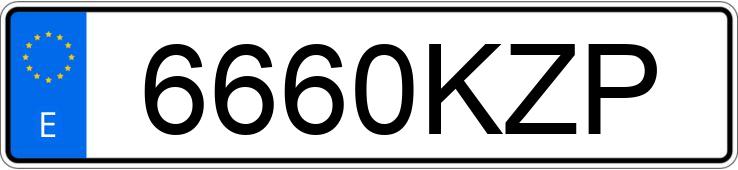 Numer rejestracyjny 6660KZP posiada MERCEDES CLA (117)