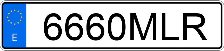 Numer rejestracyjny 6660MLR posiada VOLVO XC90