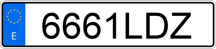 Numer rejestracyjny 6661LDZ posiada LEXUS NX 300 H