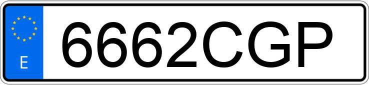 Numer rejestracyjny 6662CGP posiada FORD TRANSIT