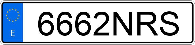 Il numero di registrazione 6662NRS ha DACIA SANDERO